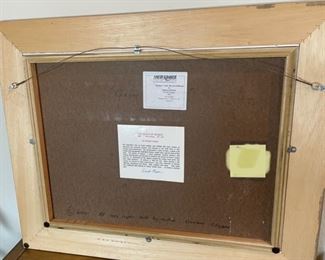 *Original* Art Donald Clapper Queen of Hearts Oil Painting Trompe l’Oeil Wild West Annie Oakley & Buffalo Bill Art: 18x24in