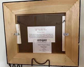 *Original* Art Donald Clapper Frankly My Dear Oil Painting Which Stamp is Real Trompe l’Oeil Margaret Mitchell Gone With The Wind Art: 8x10in