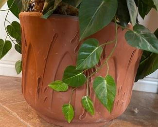 Faux Plant in Terracotta Pot 50in H
