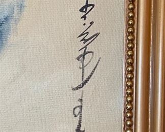 *Original* Art Narin Water Buffalo Fording River 20x24