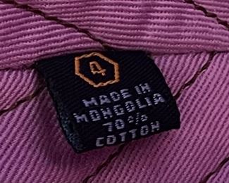 Blue Mongolian Traditional Hat Headdress #5 Sz 4 6x10x10in HxWxD