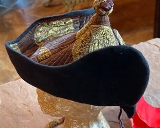 Mongolian Traditional Hat Headdress #6 9x12x12in HxWxD