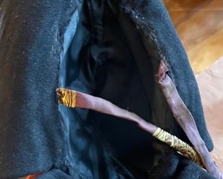 Mongolian Traditional Hat Headdress #6 9x12x12in HxWxD