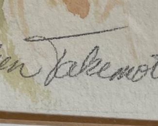 *Original* Art Jesus Coleen Takemoto Watercolor Painting 16x13in