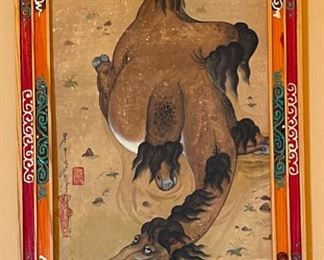 *Original* Art Lying Down Camel Painting 22x14.5