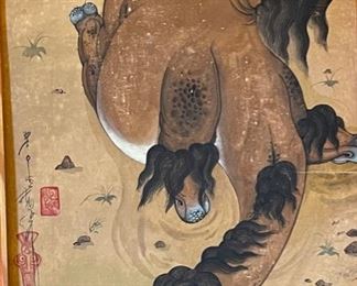 *Original* Art Lying Down Camel Painting 22x14.5