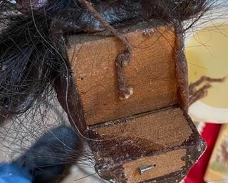 Shrunken Head Tsantsas Early Replica 4x3x3in HxWxD