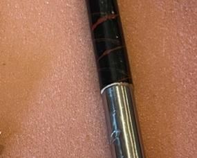 Mongolian Shadow Box Smoking Pipe Coin Currency 16x13in