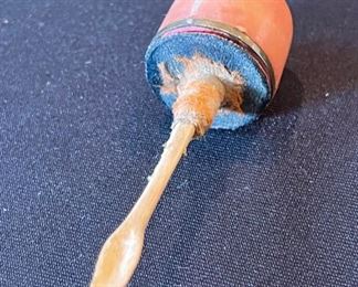 Antique Chinese Mongolian Jade Snuff Bottle 4.5x2.5x1in