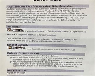 PowerSource 1800 Solar Generator