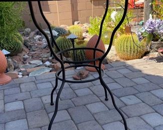 Pier 1 Tile Top Patio Table w/ 3 Chairs 31x36