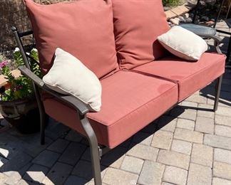 Outdoor Patio Loveseat 34 x 53 x 28 HxWxD