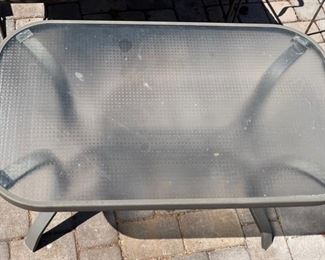 Outdoor Patio Coffee Table 19 x 22 x 36 HxWxD