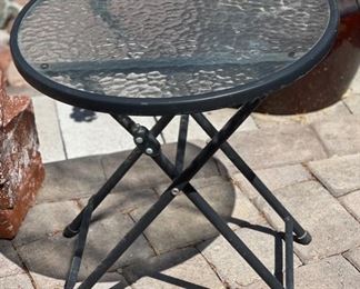 Outdoor Patio End Table Single 19 x 18