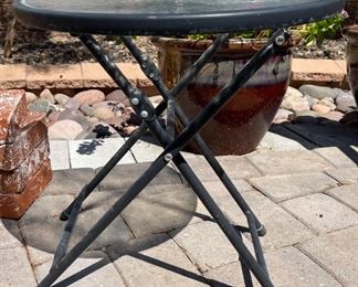 Outdoor Patio End Table Single 19 x 18