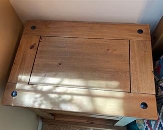 Pier 1 Rio Grande Nightstand Rustic Mexico Single 27 x 24 x 17 HxWxD