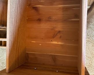 11 Drawer Oak Dresser w/ Cedar Lined Drawers 37x66.5x20.5in HxWxD