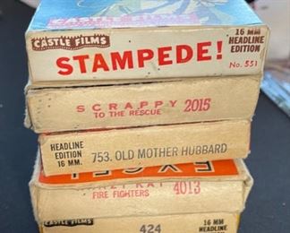 Lot of 5 Vintage 16mm Cartoons