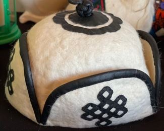 Mongolian Felt Hat 7x7x7