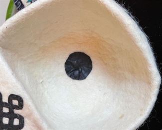 Mongolian Felt Hat 7x7x7