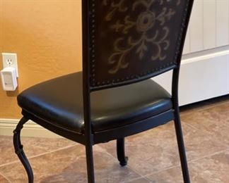 Granite Tile Dining Table & 4 Chairs	 30 inches high by 45.5 inches diameter	
