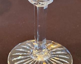 8pc St Louis France Tommy Crystal Glass Water Goblet Glasses Saint	7.25in h x 3.5in diameter	
