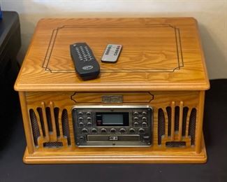 Spirit of St. Louis Record Player CD Tuner	9.75x18.5x15in	HxWxD
