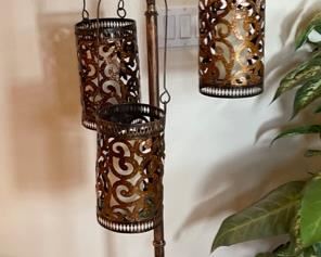 3 Tier Candle Lantern Tree	67x18x18in	HxWxD
