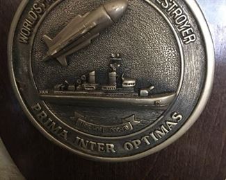 Guided Missile Destroyer plaque US