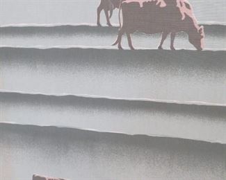 These Brad Braune textiles are worthy of being hung as art but could also be used as upholstery or made into pillows - regardless of use, they are of the highest quality and the imagery is one-of-a-kind!