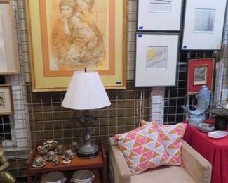 Walls will be packed with high quality original fine art and prints