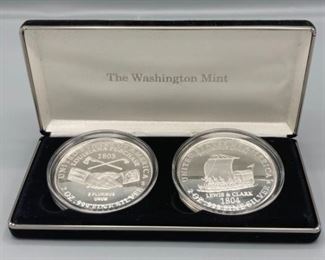 Two .999 Fine Silver Coins