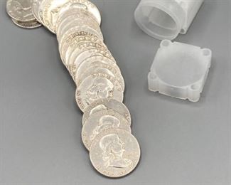 20 Franklin Half Dollars