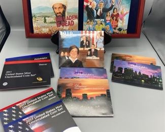 2008, 2010, 2011, 2017 Uncirculated US Coin Sets