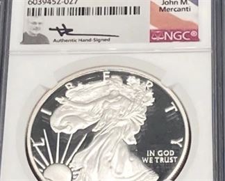 2017 W $1 Silver American Eagle 2