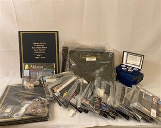 Colorized State Quarter and Half Dollar Collection