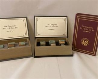 Complete Never Circulated US Coin Sets 2015-2017