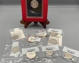 Dollars and Half Dollars Through the Years