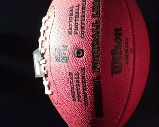 Tony Gonzalez Autographed footbalL Busy Beever auctions will be raffling this off on Sunday. 