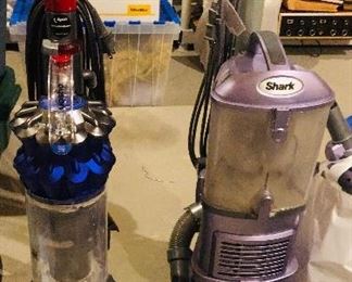 Dyson Ball and Shark vacuum