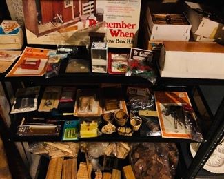 Miniature doll house furniture and accessories