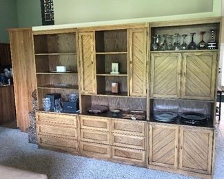 Wall unit-3 section