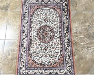 Persian silk rug