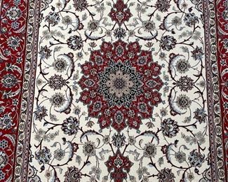 Persian wool/silk 5x8 rug