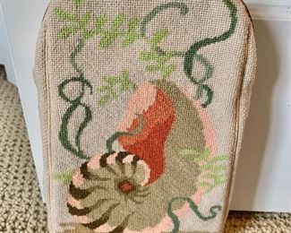 Handmade needlepoint purse