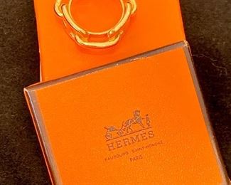 Hermes scarf holder with box