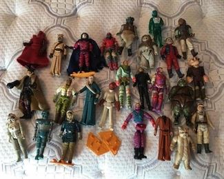 Over 25 Star Wars figurines