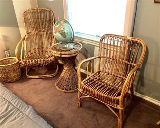 1970’s Boho rattan Bohemian