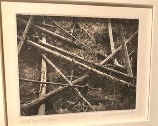 George Raab, “Picking up Sticks”, 12/248 signed.