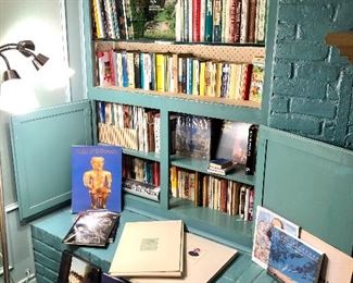 Books on travel, art, etc